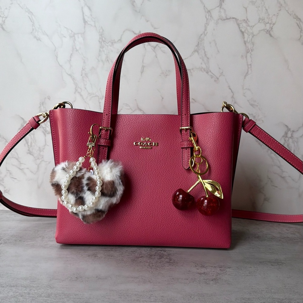 NWOT Pink Mollie Coach Tote Shoulder/Crossbody Bag